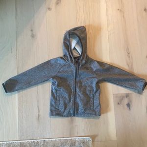 North Face hooded zip up jacket